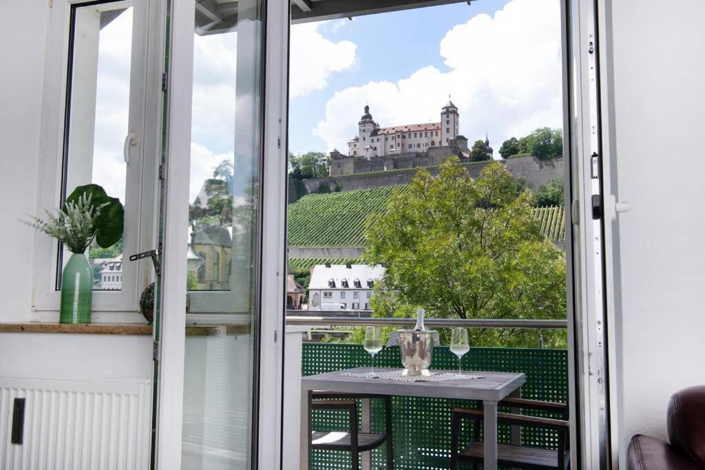 Ferienwohnung Panorama mit Festungsblick Würzburg Exterior foto
